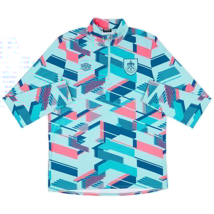 2023-24 Burnley Umbro 1/4 Zip Training Top - As New