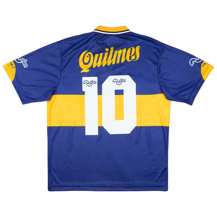 1995-96 Boca Juniors Olan Reissue Home Shirt #10 (Maradona)