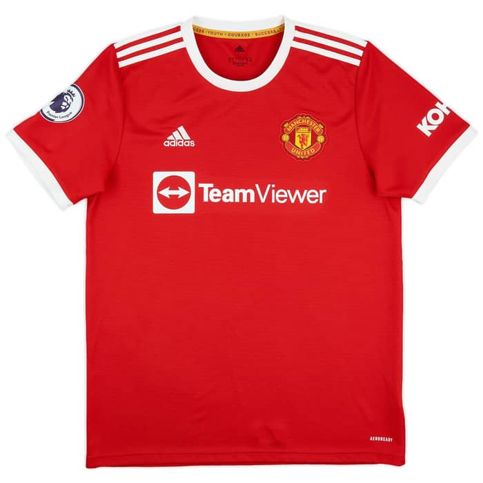 2021-22 Manchester United Home Shirt Shaw #23 - 10/10 - (L)