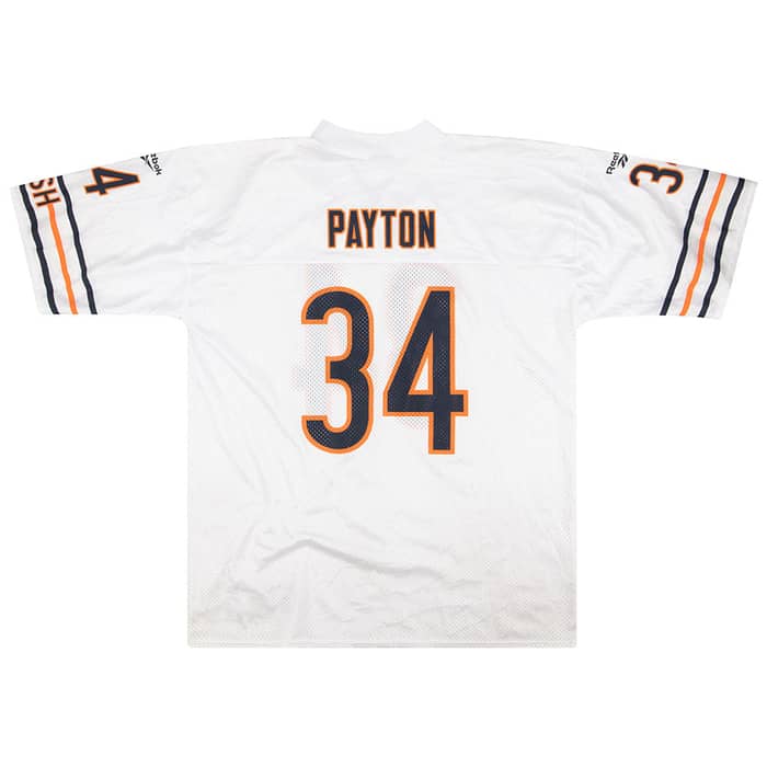 1985 Chicago Bears Payton #34 Reebok Throwback Jersey (Away) XL