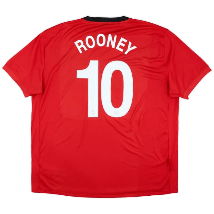 2009-10 Manchester United Home Shirt Rooney #10 - 8/10 - (3XL)