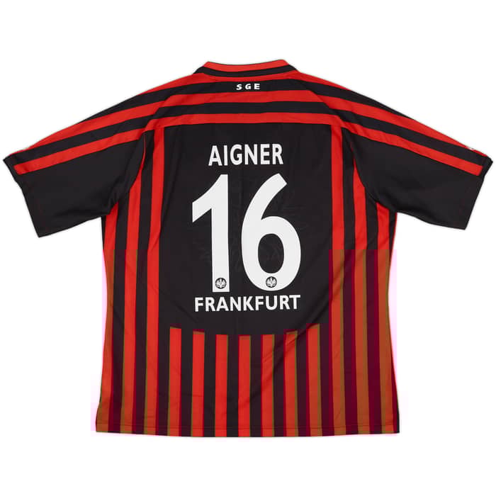 2012-13 Eintracht Frankfurt Home Shirt Aigner #16 - 10/10 - (XXL)