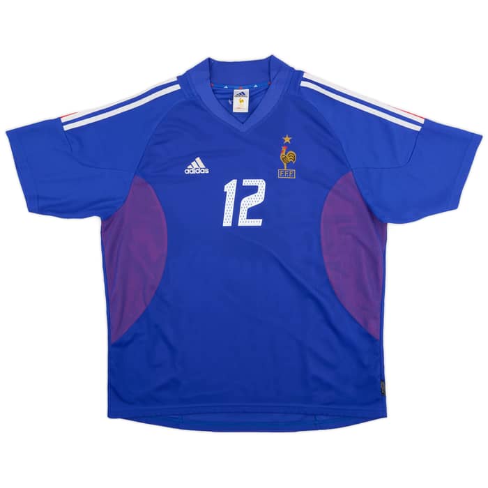 2002-04 France Home Shirt Henry #12 - 5/10 - (XL)