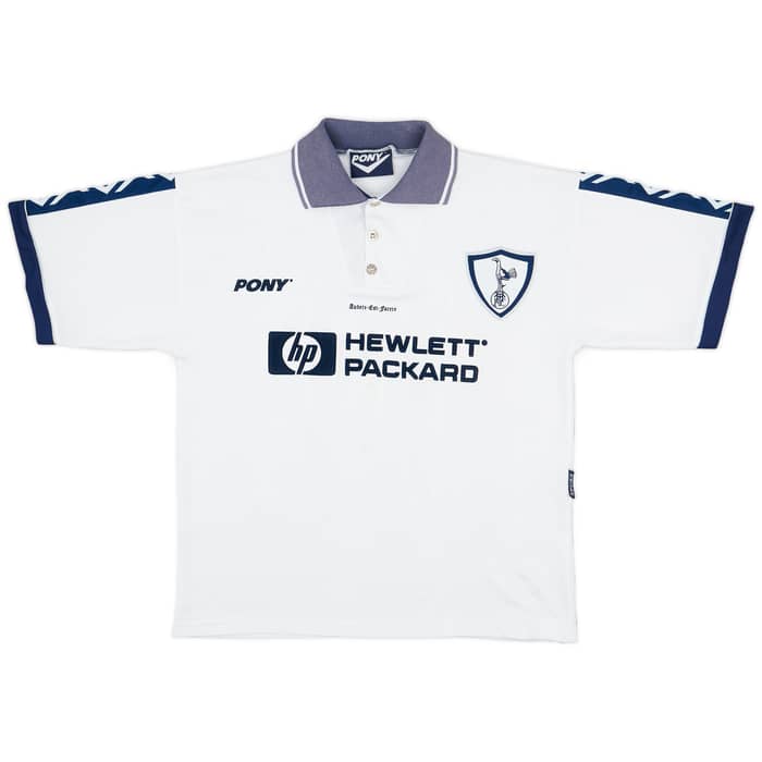1995-97 Tottenham Home Shirt Sheringham #10 - 6/10 - (M)