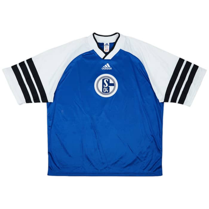 1998-99 Schalke adidas Training Shirt - 8/10 - (XXL)