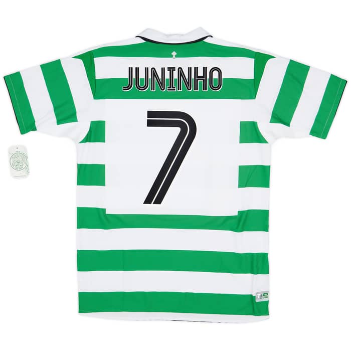 2004-05 Celtic Home Shirt Juninho #7 (M)