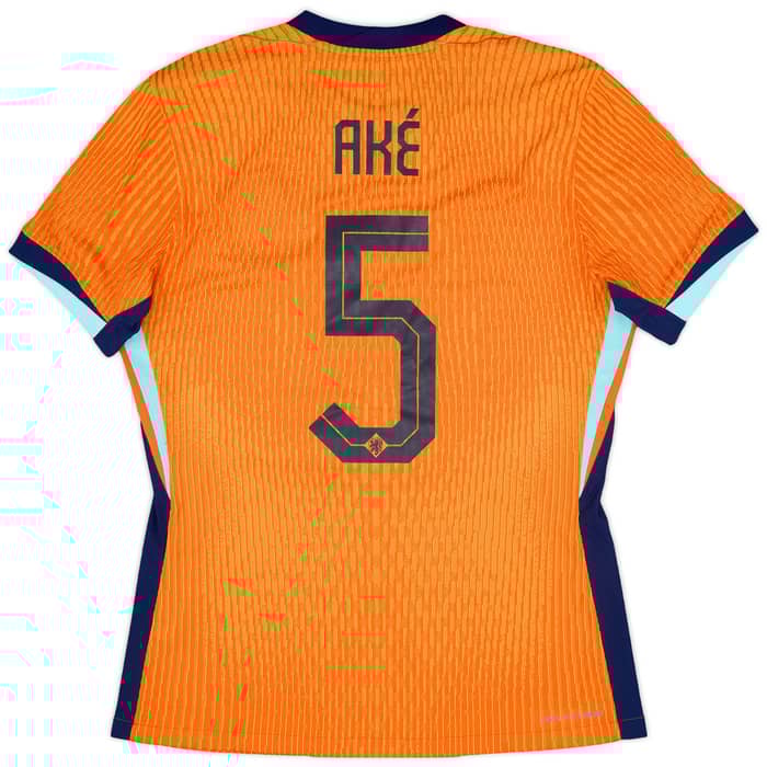 2024 Netherlands Match Issue Home Shirt Ake #5