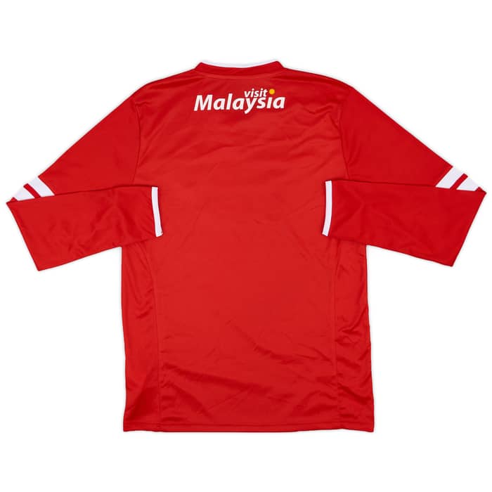 2014-15 Cardiff Home/Away L/S Shirt - 9/10 - (L)