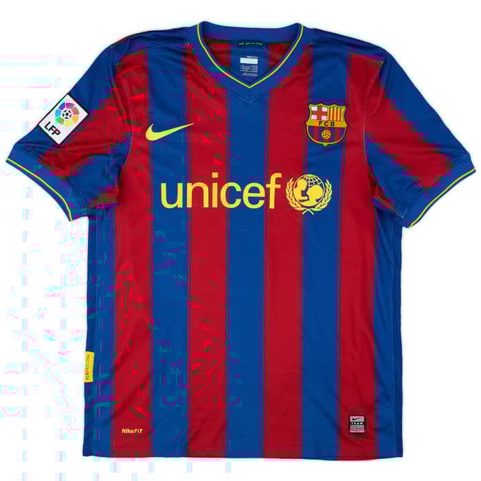 2009-10 Barcelona Home Shirt Messi #10 - 7/10 - (S)
