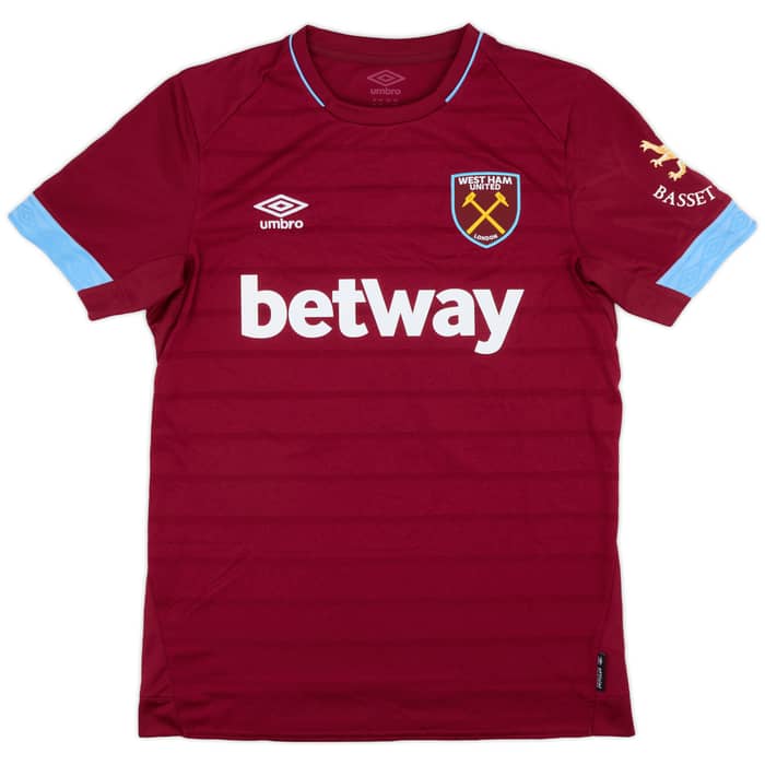 2018-19 West Ham Match Issue Home Shirt #25 (Balbuena)