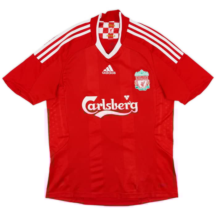 2008-10 Liverpool Home Shirt Gerrard #8 - 5/10 - (S)
