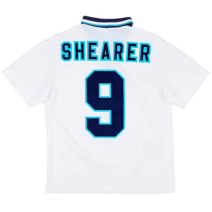 1995-97 England Home Shirt Shearer #9 - 9/10 - (M)