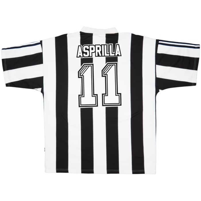 1995-97 Newcastle Home Shirt Asprilla #11 - 6/10 - (XXL)