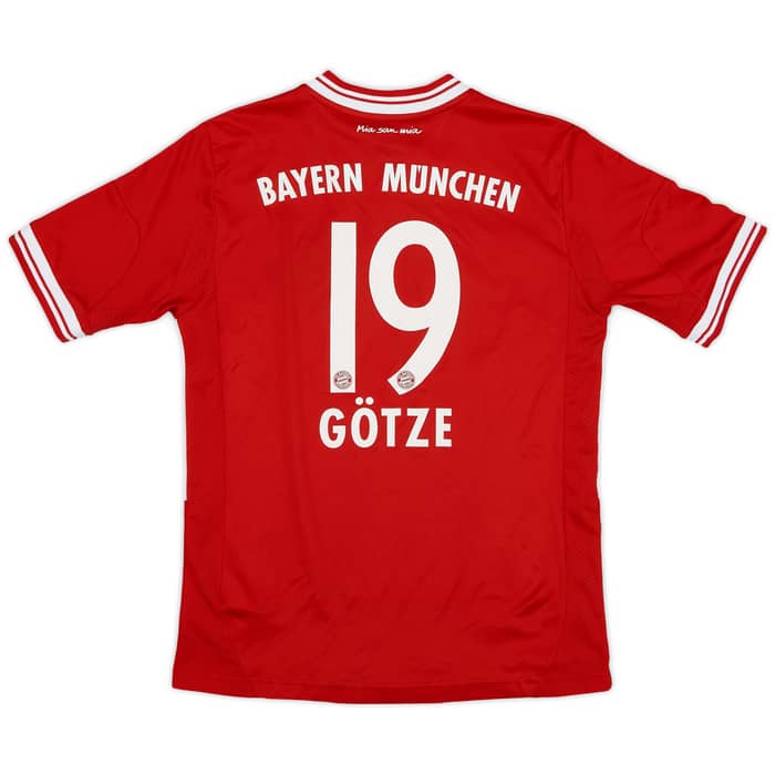 2013-14 Bayern Munich Home Shirt Gotze #19 - 9/10 - (M.Boys)