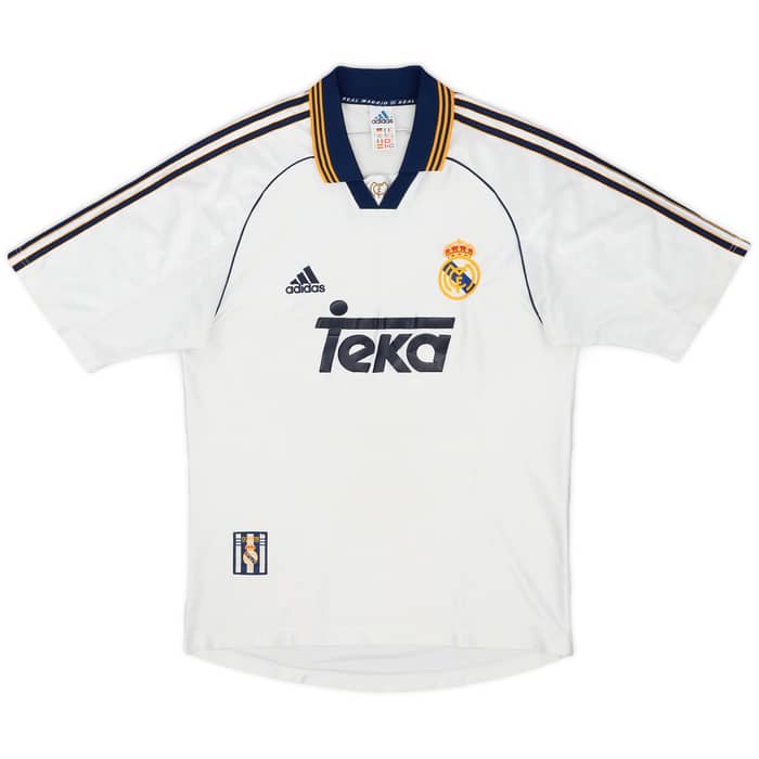 1998-00 Real Madrid 'Final Copa De Europa' Home Shirt - 5/10 - (S)