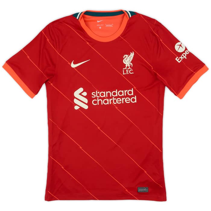 2021-22 Liverpool Home Shirt M.Salah #11 - 8/10 - (S)