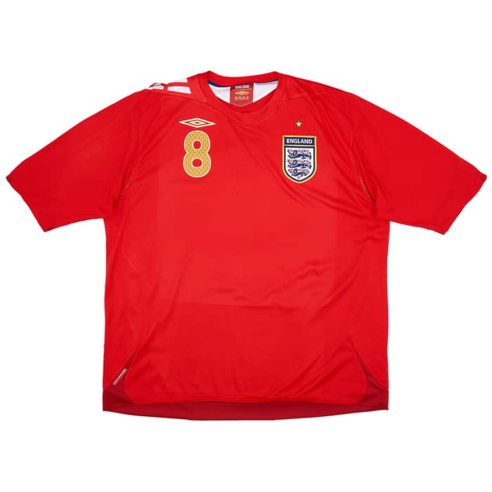 2006-08 England Away Shirt Lampard #8 - 7/10 - (XXL)
