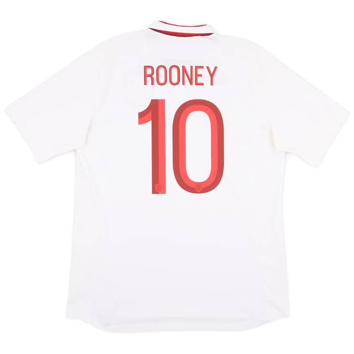 2012-13 England Home Shirt Rooney #10 - 9/10 - (L)