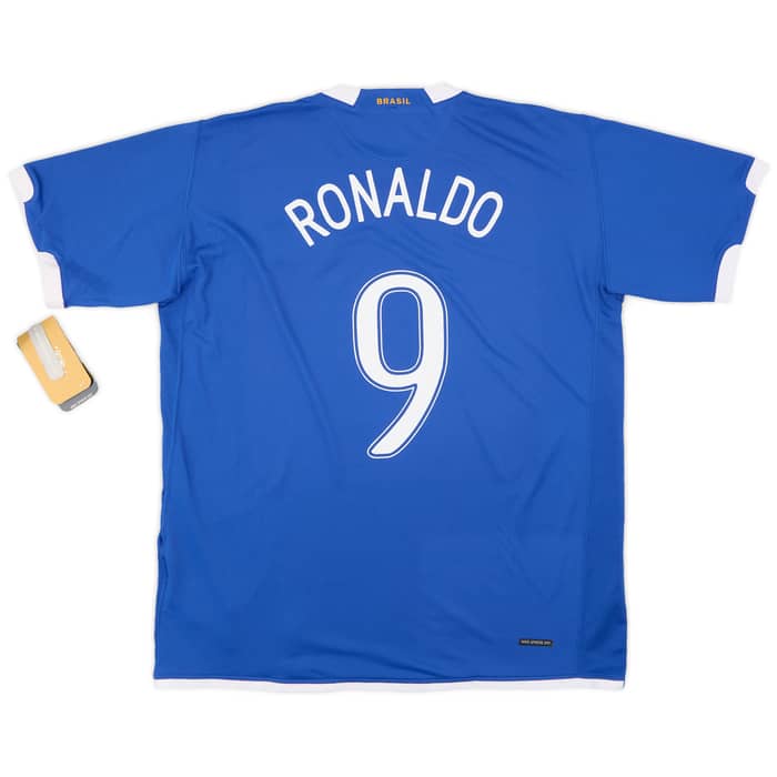 2006-07 Brazil Away Shirt Ronaldo #9 (XL)