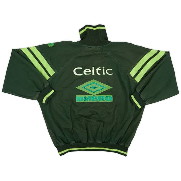 1997-99 Celtic Umbro 1/4 Zip Drill Top - 8/10 - (XL)