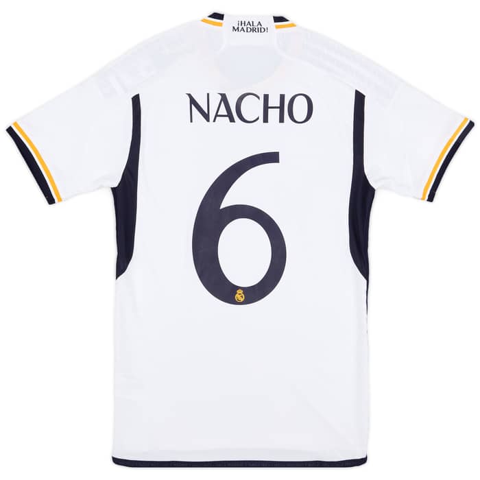 2023-24 Real Madrid Authentic Home CL Shirt Nacho #6 (XL)