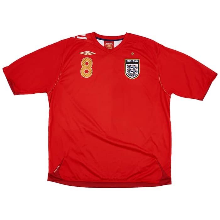 2006-08 England Away Shirt Lampard #8 - 6/10 - (XXL)