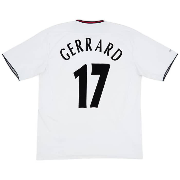 2003-04 Liverpool Away Shirt Gerrard #17 - 5/10 - (L)