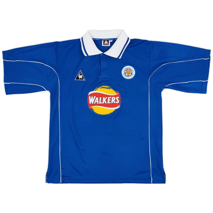 2000-01 Leicester Home Shirt Izzet #6 - 9/10 - (L)