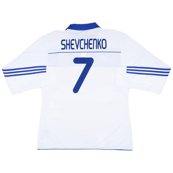2010-11 Dynamo Kyiv Home L/S Shirt Shevchenko #7 (XL)