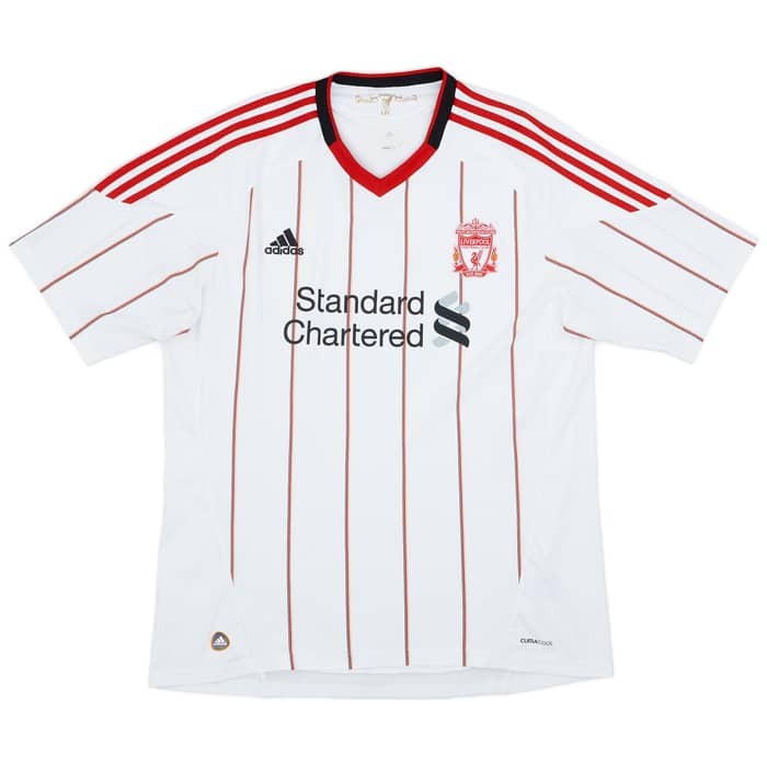 2010-11 Liverpool Away Shirt Gerrard #8 - 7/10 - (XL)