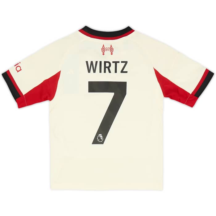 2025-26 Liverpool Away Full Kit Wirtz #7 (Little Kids)
