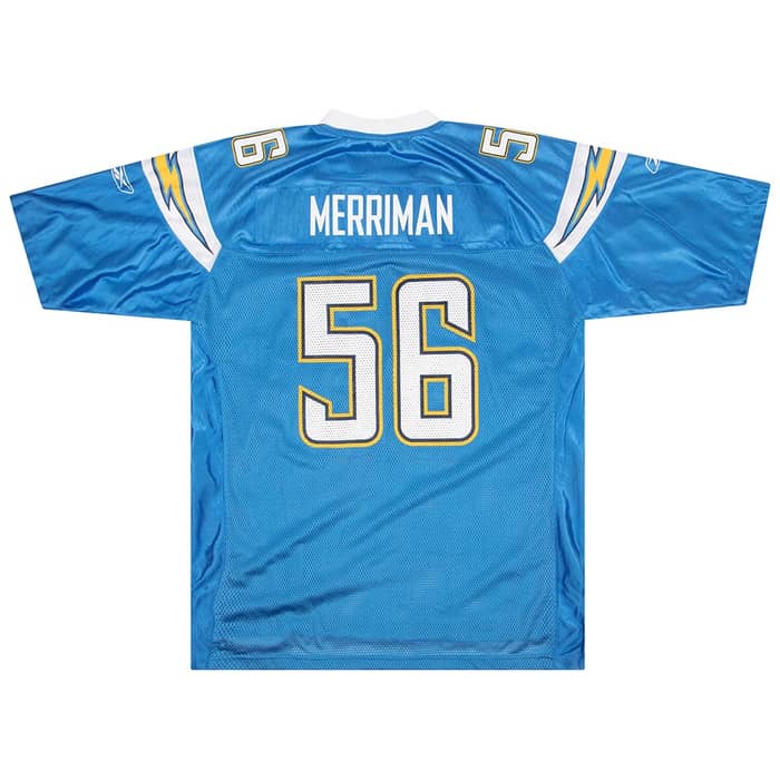 2007 San Diego Chargers Merriman #56 Reebok On Field Jersey (Alternate) XL