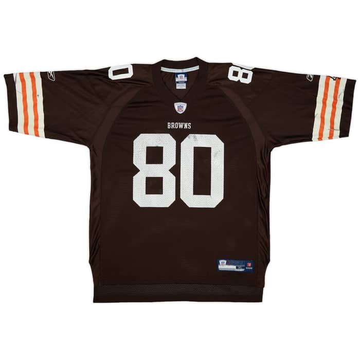 2009 Cleveland Browns Robiskie #80 Reebok On Field Home Jersey - 6/10 - (XL)