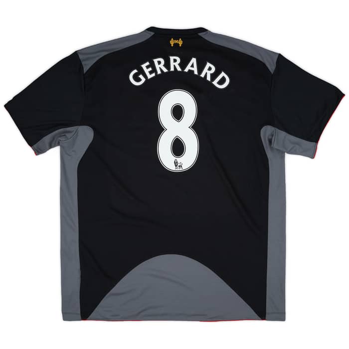 2012-13 Liverpool Away Shirt Gerrard #8 - 9/10 - (3XL)