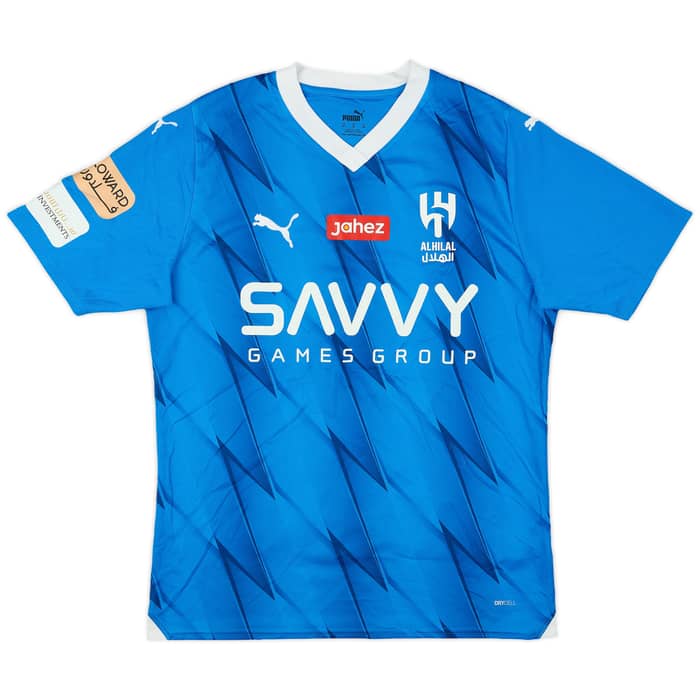 2023-24 Al-Hilal Home Shirt - 8/10 - (M)