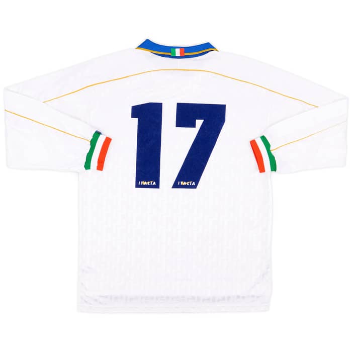 1994-96 Italy Match Issue Away L/S Shirt #17