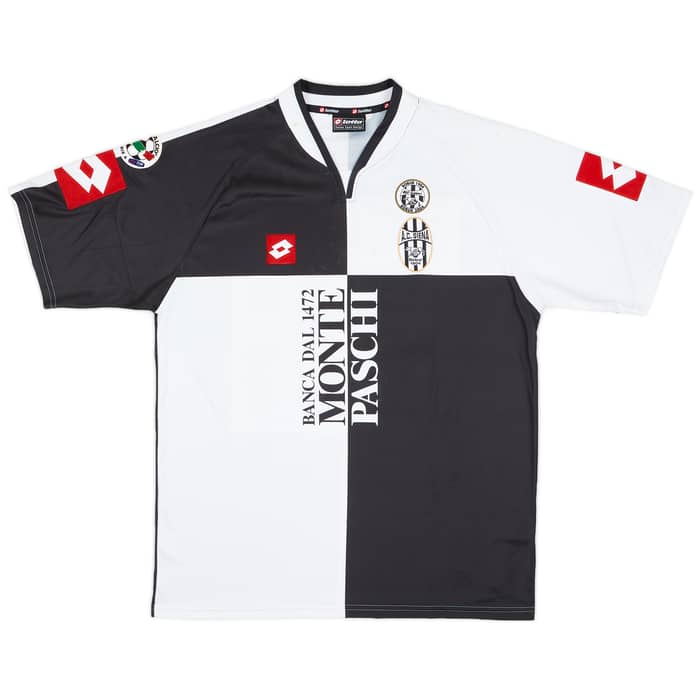 2004-05 Siena Match Worn Home Shirt Portanova #90