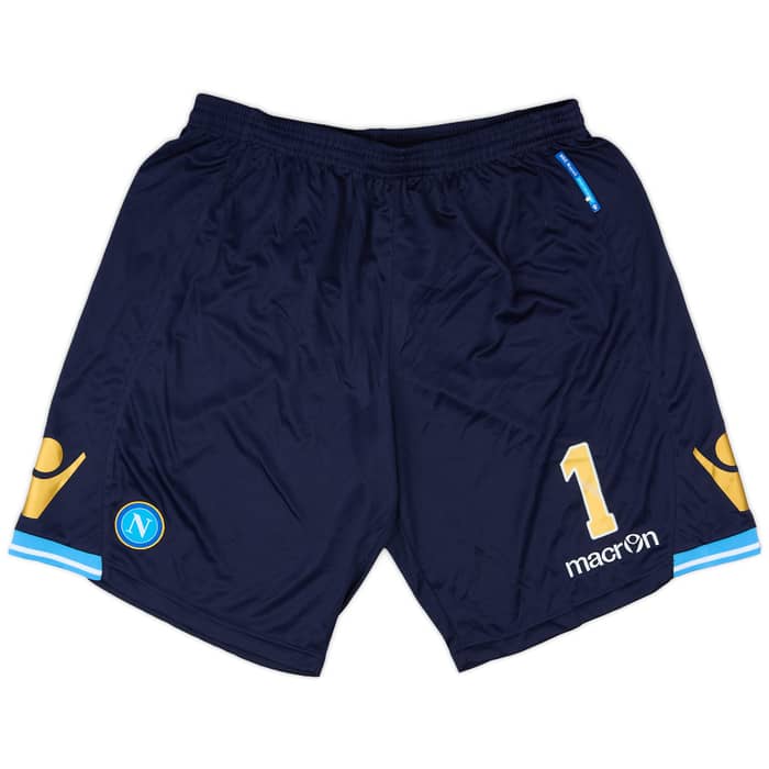 2011-12 Napoli Player Issue GK Shorts - 8/10 - (XXL)