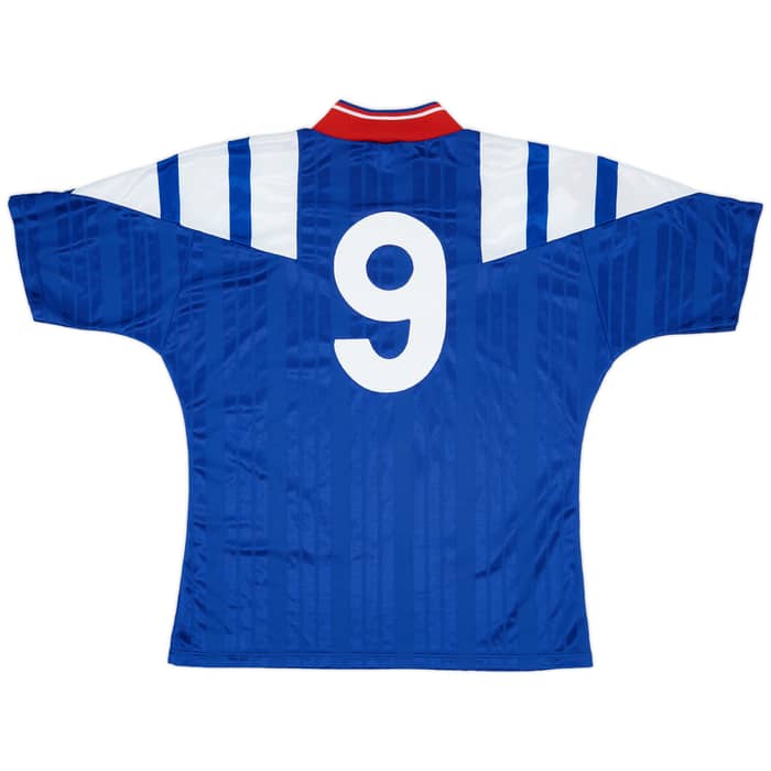 1992-94 Rangers Home Shirt #9 (McCoist) - 9/10 - (L/XL)