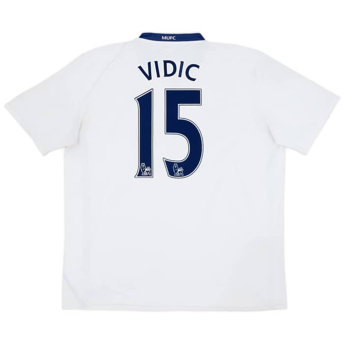 2008-10 Manchester United Away Shirt Vidic #15 - 6/10 - (XXL)