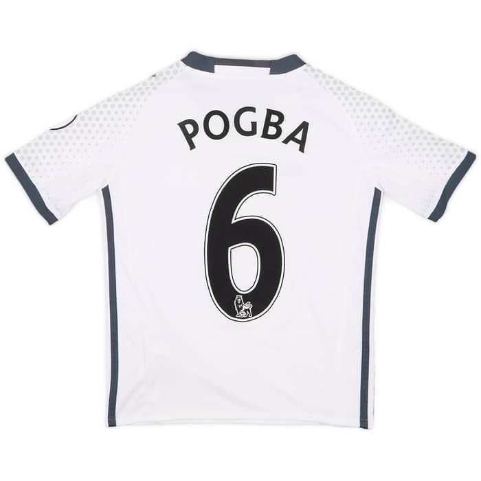 2016-17 Manchester United Third Shirt Pogba #6 - 7/10 - (S.Boys)