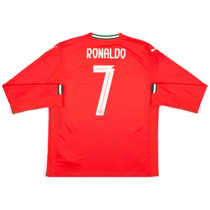 2025-26 Portugal Home L/S Shirt Ronaldo #7