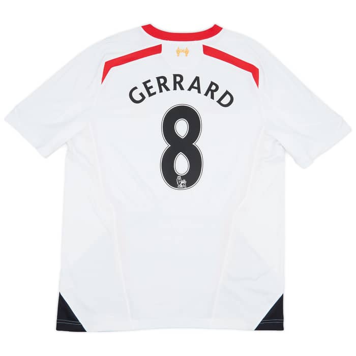 2013-14 Liverpool Away Shirt Gerrard #8 - 5/10 - (XL)