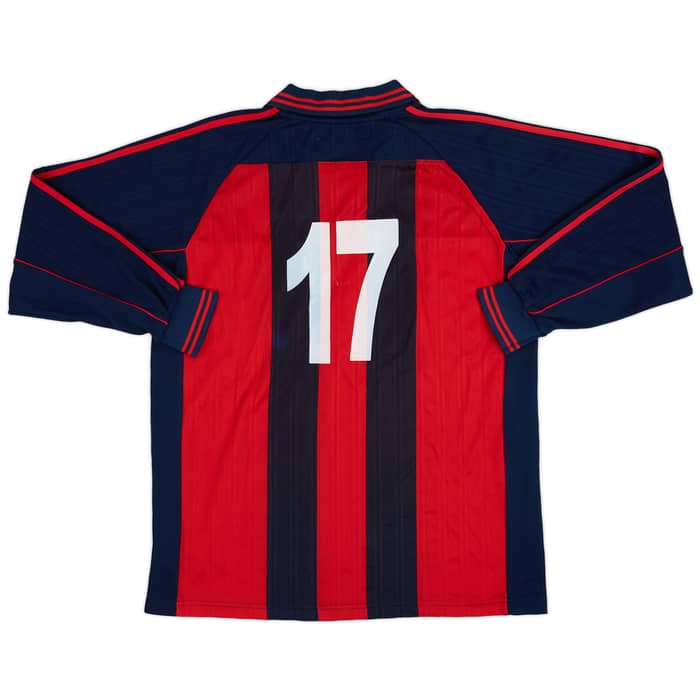 2002-03 Cosenza Home L/S Shirt #17 - 6/10 - (L)