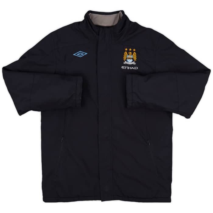 2009-10 Manchester City Umbro Padded Bench Coat - 8/10 - (L)