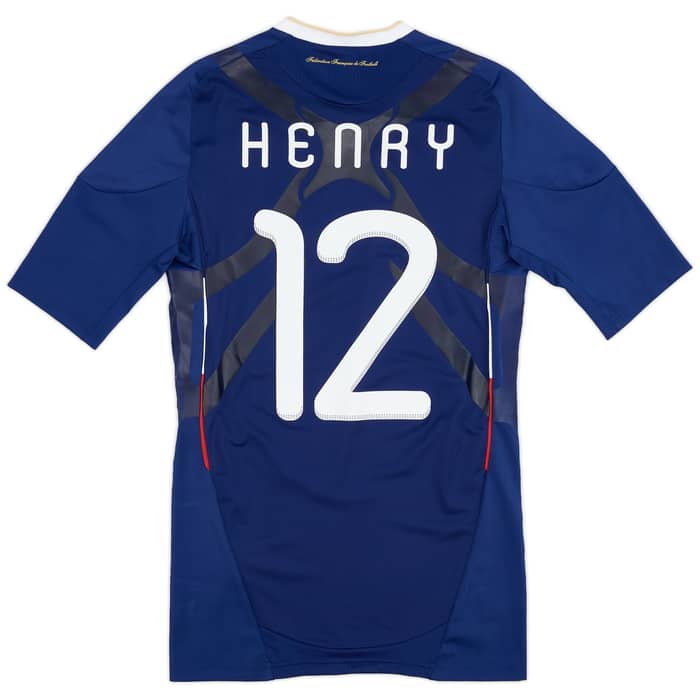 2009-10 France Player Issue Techfit Home Shirt Henry #12 (M)