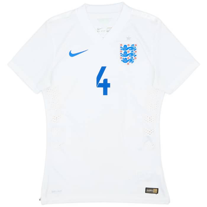 2014-15 England Authentic Home Shirt Gerrard #4 - 8/10 - (S)