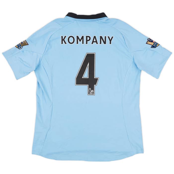 2012-13 Manchester City Home Shirt Kompany #4 (XL)