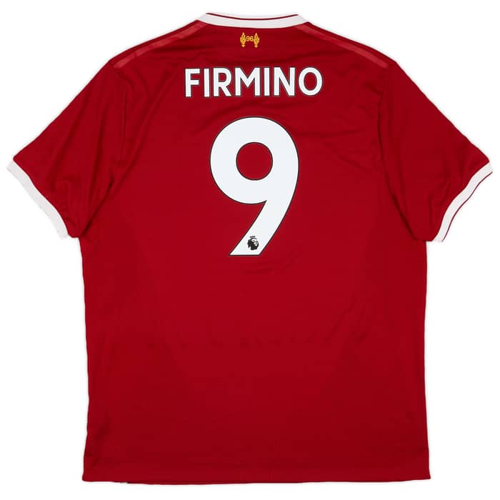 2017-18 Liverpool 125 Years Home Shirt Firmino #9 - 8/10 - (XL)