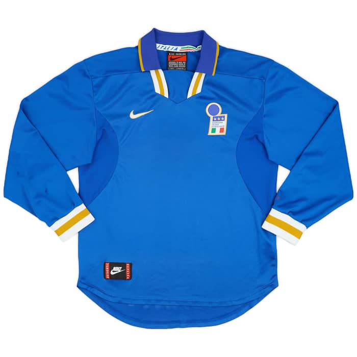 1996-97 Italy Home L/S Shirt - 8/10 - (M)